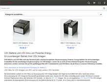 Tablet Screenshot of powertec-energy.de